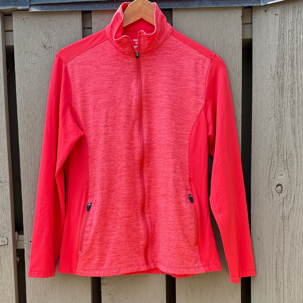 Light Red Coral Bermuda Sands Storm Dri Women’s Full-Zip Jacket.
